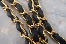 画像をギャラリービューアに読み込む, CHANEL/シャネル デカマトラッセシングルフラップチェーンショルダーバッグ ラムスキン ブラック/ゴールド金具 ショルダーバッグ 800020060