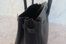 将图片加载到图库查看器,HERMES BIRKIN 30 Clemence leather Black □G刻印 Hand bag 700090236