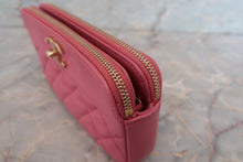 Load image into Gallery viewer, CHANEL CC mark chain wallet Lambskin Pink/Gold hadware Shoulder bag 700030235