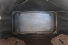 将图片加载到图库查看器,HERMES BIRKIN 30 Clemence leather Black □G刻印 Hand bag 700090236