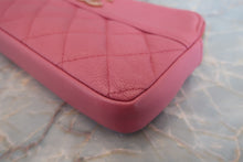 Load image into Gallery viewer, CHANEL CC mark chain wallet Lambskin Pink/Gold hadware Shoulder bag 700030235