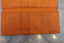 Load image into Gallery viewer, HERMES  Bearn Dupri Epsom leather Orange □I Engraving Wallet 700050244