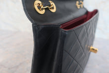 画像をギャラリービューアに読み込む, CHANEL/シャネル デカマトラッセシングルフラップチェーンショルダーバッグ ラムスキン ブラック/ゴールド金具 ショルダーバッグ 800020060