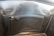 将图片加载到图库查看器,HERMES BIRKIN 30 Clemence leather Black □G刻印 Hand bag 700090236