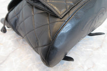 画像をギャラリービューアに読み込む, CHANEL/シャネル マトラッセチェーンリュック ラムスキン ブラック/ゴールド金具 リュック 700080040