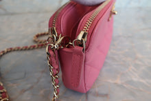 Load image into Gallery viewer, CHANEL CC mark chain wallet Lambskin Pink/Gold hadware Shoulder bag 700030235