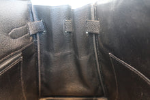 将图片加载到图库查看器,HERMES BIRKIN 30 Clemence leather Black □G刻印 Hand bag 700090236