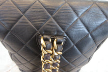 画像をギャラリービューアに読み込む, CHANEL/シャネル マトラッセチェーンリュック ラムスキン ブラック/ゴールド金具 リュック 700080040