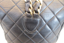 画像をギャラリービューアに読み込む, CHANEL/シャネル マトラッセチェーンリュック ラムスキン ブラック/ゴールド金具 リュック 700080040