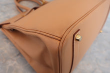 画像をギャラリービューアに読み込む, HERMES/エルメス バーキン35 クシュベル ナチュラル □B刻印 ハンドバッグ 800070188