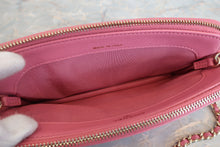 Load image into Gallery viewer, CHANEL CC mark chain wallet Lambskin Pink/Gold hadware Shoulder bag 700030235