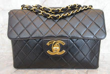 將圖片載入圖庫檢視器 CHANEL/シャネル 中マトラッセシングルフラップチェーンショルダーバッグ ラムスキン ブラック/ゴールド金具 ショルダーバッグ 700030077