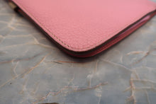 Load image into Gallery viewer, HERMES  Dogon GM Togo leather Pink/Gris tourterelle □M Engraving Wallet 700080144