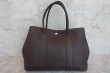 将图片加载到图库查看器,HERMES GARDEN PARTY PM Negonda leather Ebene T刻印 Tote bag 800070181