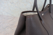 将图片加载到图库查看器,HERMES GARDEN PARTY PM Negonda leather Ebene T刻印 Tote bag 800070181