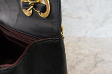 將圖片載入圖庫檢視器 CHANEL/シャネル 中マトラッセシングルフラップチェーンショルダーバッグ ラムスキン ブラック/ゴールド金具 ショルダーバッグ 700030077