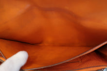 Load image into Gallery viewer, HERMES  Dogon GM Togo leather Orange □H Engraving Wallet 700090224