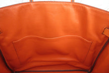 將圖片載入圖庫檢視器 HERMES/エルメス オータクロア32 ボックスカーフ オレンジ □E刻印 ハンドバッグ 700080110