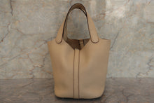 画像をギャラリービューアに読み込む, HERMES/エルメス ピコタンロックPM トリヨンクレマンス パルシュマン □L刻印 ハンドバッグ 700110102