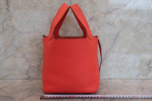 Load image into Gallery viewer, HERMES PICOTIN LOCK PM Clemence leather Rose jaipur □P Engraving Hand bag 700100078