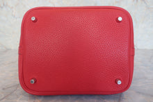 画像をギャラリービューアに読み込む, HERMES/エルメス ピコタンロックMM トリヨンクレマンス ルージュカザック X刻印 ハンドバッグ 800010218