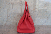 Load image into Gallery viewer, HERMES BIRKIN 35 Clemence leather Bougainvillier □N Engraving Hand bag 700080007