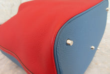 將圖片載入圖庫檢視器 HERMES/エルメス ピコタンロックカザックGM トリヨンクレマンス ルージュカザック/ブルータラサ □P刻印 ハンドバッグ 700090055