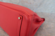 Load image into Gallery viewer, HERMES BIRKIN 35 Clemence leather Bougainvillier □N Engraving Hand bag 700080007