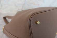 将图片加载到图库查看器,HERMES PICOTIN LOCK MM Clemence leather Etoupe gray C刻印 Hand bag 700120227