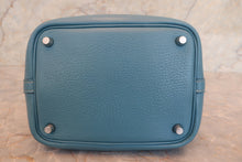 画像をギャラリービューアに読み込む, HERMES/エルメス ピコタンロックPM トリヨンクレマンス ブルージーン □P刻印 ハンドバッグ 700110106