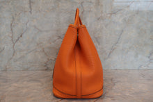 Load image into Gallery viewer, HERMES GARDEN PARTY TPM Negonda leather Orange □P Engraving Tote bag 700050074