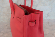 Load image into Gallery viewer, HERMES BIRKIN 35 Clemence leather Bougainvillier □N Engraving Hand bag 700080007