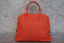 将图片加载到图库查看器,HERMES BOLIDE RELAX 35 Epsom leather Orange poppy T刻印g Hand bag 800020055