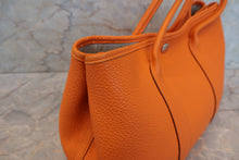 Load image into Gallery viewer, HERMES GARDEN PARTY TPM Negonda leather Orange □P Engraving Tote bag 700050074