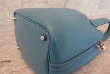 画像をギャラリービューアに読み込む, HERMES/エルメス ピコタンロックPM トリヨンクレマンス ブルージーン □P刻印 ハンドバッグ 700110106