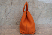 Load image into Gallery viewer, HERMES GARDEN PARTY TPM Negonda leather Orange □P Engraving Tote bag 700050074