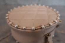 Load image into Gallery viewer, CHANEL Matelasse round chain shoulder bag Lambskin Beige/Gold hadware Shoulder bag 700030239