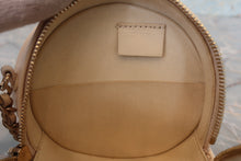 Load image into Gallery viewer, CHANEL Matelasse round chain shoulder bag Lambskin Beige/Gold hadware Shoulder bag 700030239