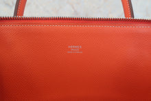将图片加载到图库查看器,HERMES BOLIDE RELAX 35 Epsom leather Orange poppy T刻印g Hand bag 800020055