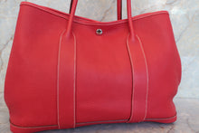画像をギャラリービューアに読み込む, HERMES/エルメス ガーデンパーティPM ネゴンダ ルージュカザック □L刻印 トートバッグ 700110098