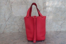 Load image into Gallery viewer, HERMES PICOTIN LOCK PM Clemence leather Rose extreme D Engraving Hand bag 700060251