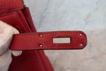 Load image into Gallery viewer, HERMES KELLY 32 Clemence leather Rouge garance □K Engraving Shoulder bag 700070299