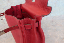 Load image into Gallery viewer, HERMES KELLY 32 Clemence leather Rouge garance □K Engraving Shoulder bag 700070299