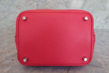 Load image into Gallery viewer, HERMES PICOTIN LOCK PM Clemence leather Rose extreme D Engraving Hand bag 700060251