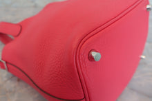 Load image into Gallery viewer, HERMES PICOTIN LOCK PM Clemence leather Rose extreme D Engraving Hand bag 700060251