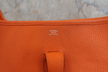 画像をギャラリービューアに読み込む, HERMES/エルメス エブリン3GM トリヨンクレマンス オレンジ □Q刻印 ショルダーバッグ 800060088