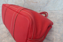 画像をギャラリービューアに読み込む, HERMES/エルメス ガーデンパーティPM ネゴンダ ルージュカザック □L刻印 トートバッグ 700110098