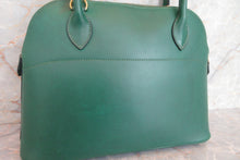 將圖片載入圖庫檢視器 HERMES/エルメス ボリード27 ボックスカーフ グリーン ショルダーバッグ 700030219