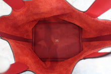 Load image into Gallery viewer, HERMES PICOTIN LOCK Eclat MM Clemence leather/Swift leather Rouge Grenet/Rouge piment Y Engraving Hand bag 700090022