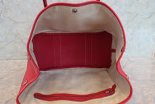 画像をギャラリービューアに読み込む, HERMES/エルメス ガーデンパーティPM ネゴンダ ルージュカザック □L刻印 トートバッグ 700110098